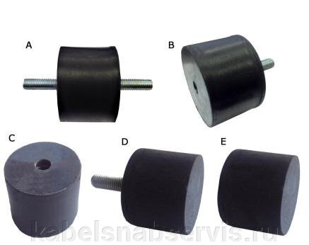 Виброопоры из резины и полиуретана. Цена , купить в Кирове