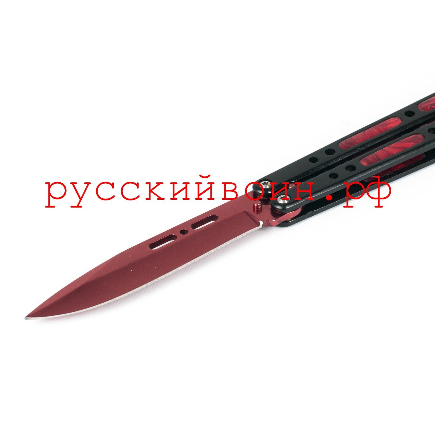 Нож-бабочка Черный Рубин