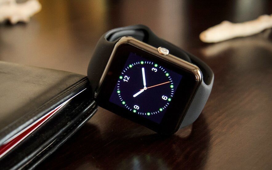 Часы телефон Smart Watch Q7PS (голубой)
