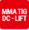 MMA при постоянном токе (DC)