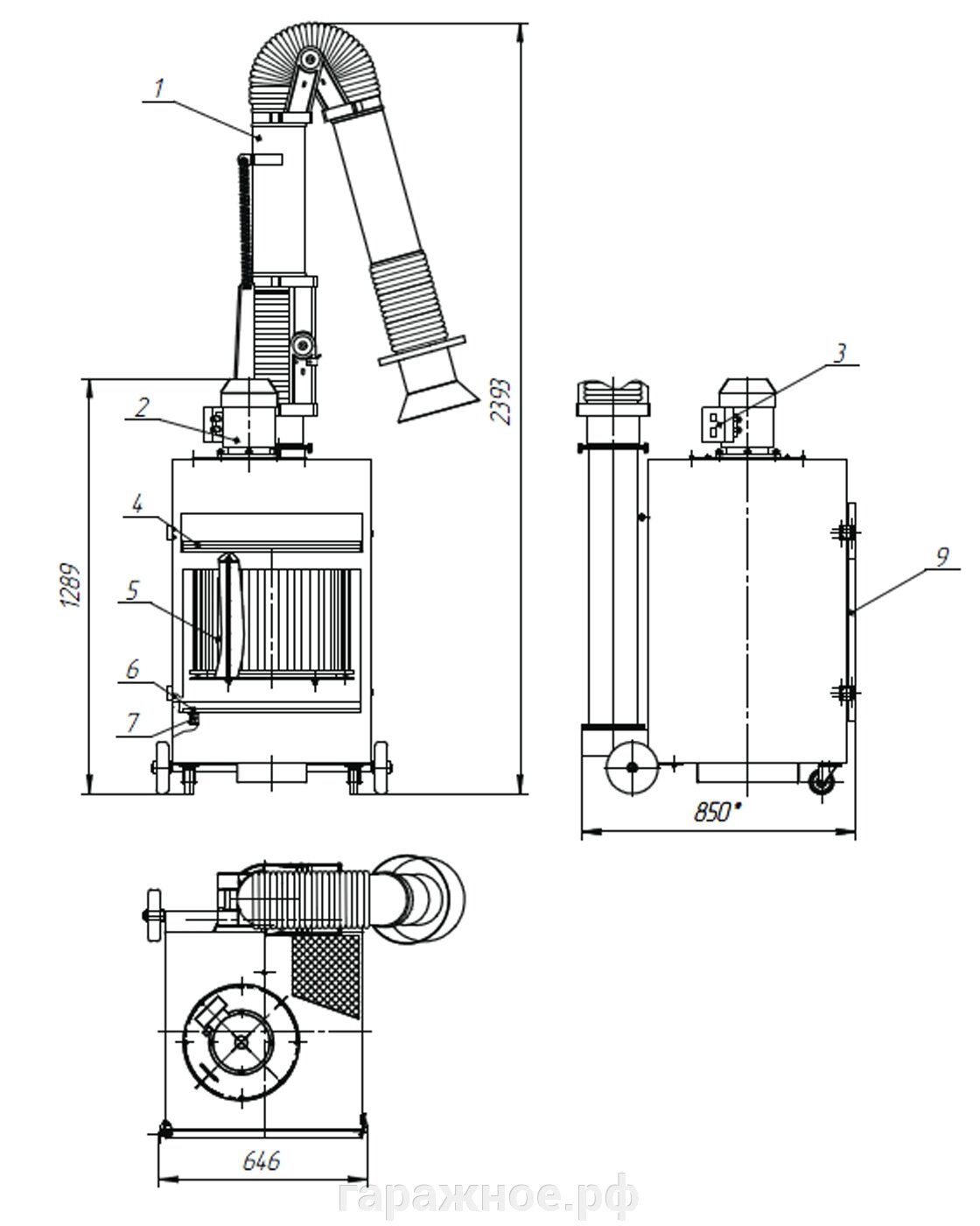фильтро-вентиляционная установка ФВУ-1200ФК