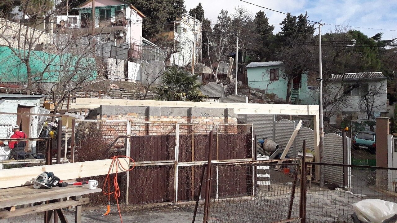 Каркасное строительство в горах Крыма