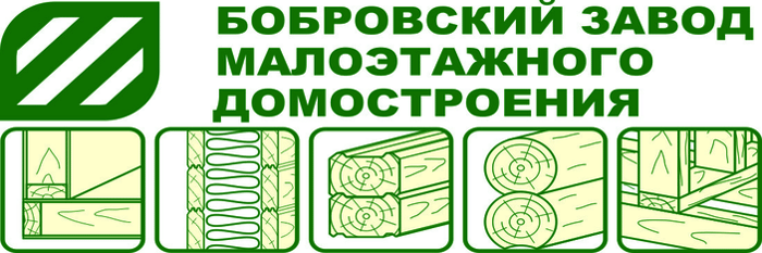 Бобровский завод малоэтажного домостроения логотип