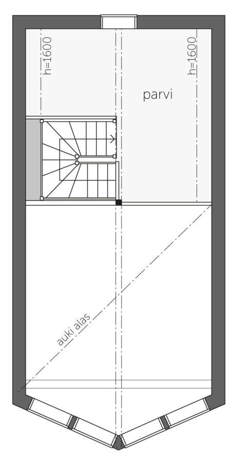 Планировка 1,5-го этажа проекта Lumo