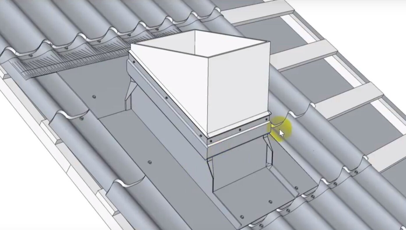 Герметизация отверстий в кровле