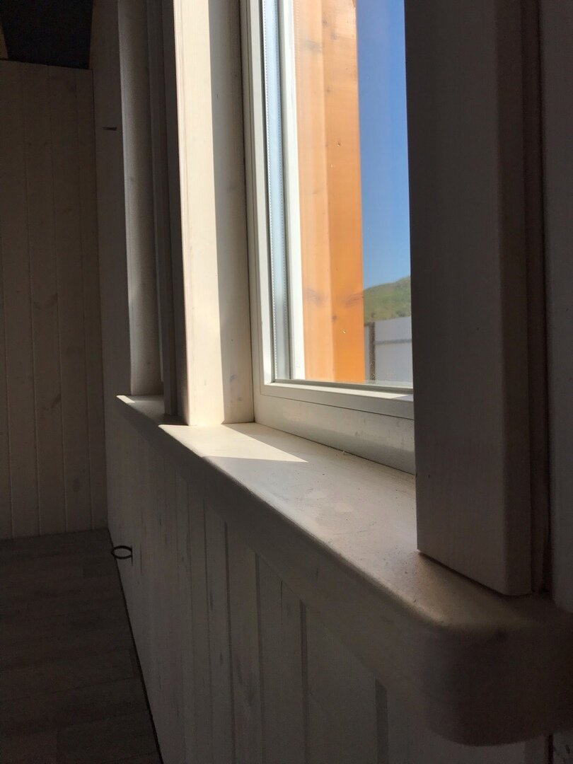 внутренняя отделка окна в каркасном деревянном доме