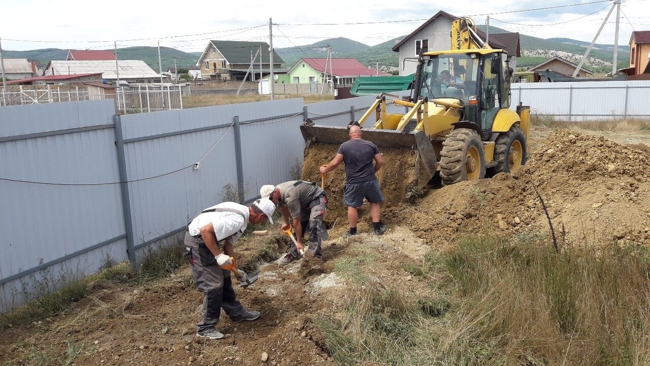 Завершение работ по монтажу автономной канализации Севастополь