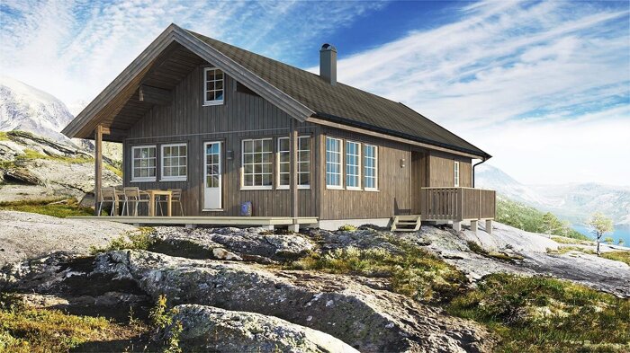 Проект норвежского каркасного дома