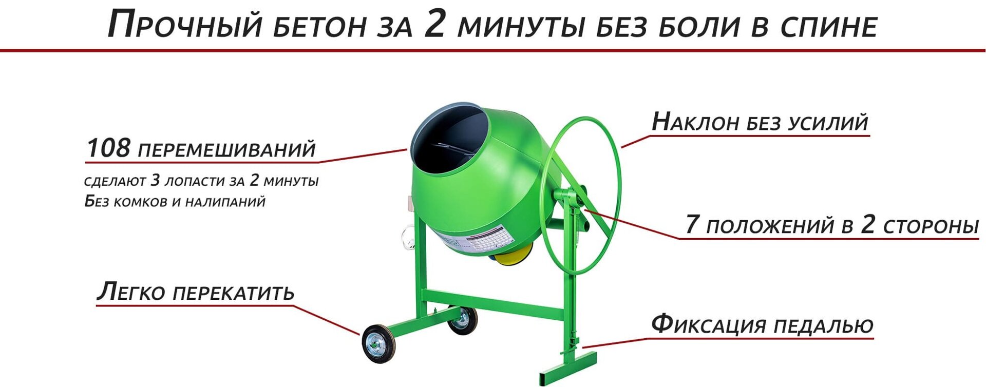 Бетономешалка РБГ-100 бетоносмеситель 100 л (352576053) купить в Москве ...