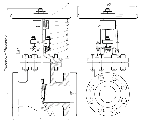 Задвижка стальная 30с(лс)15нж Ру40 (ООО\"ГСС\") от компании ООО ...