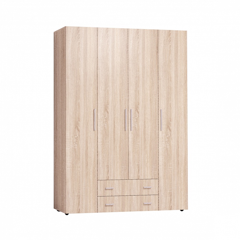 Шкаф для одежды и белья Монако 555 Стандарт (Дуб Сонома)