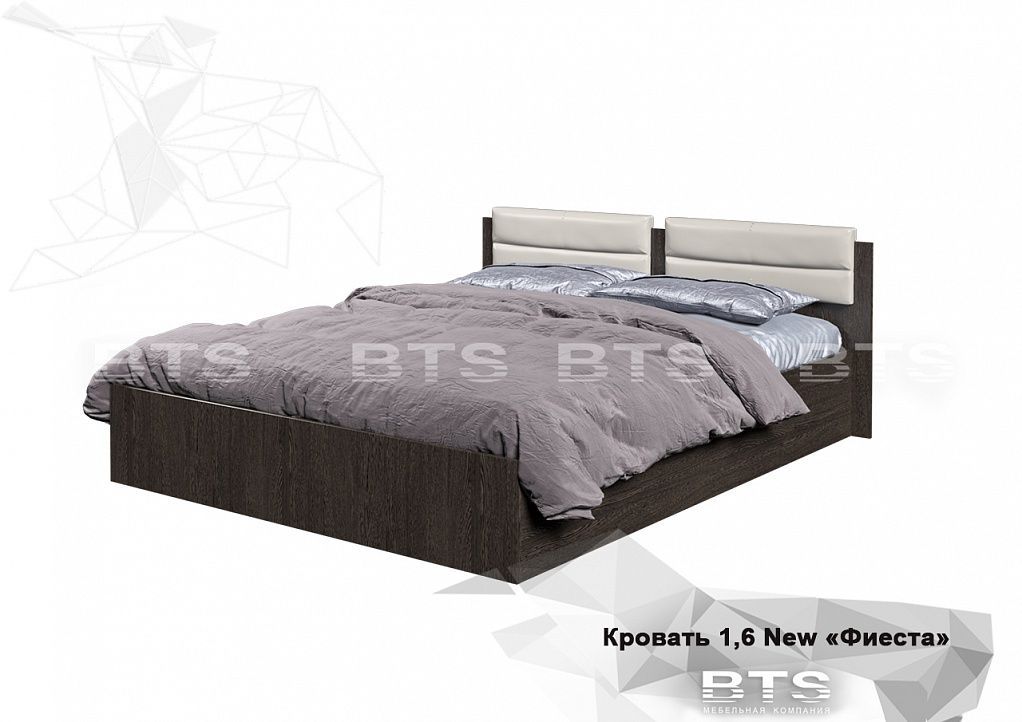 Кровать с настилом ДСП Фиеста NEW 160х200