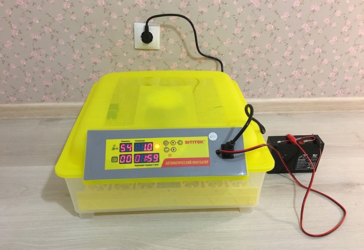 Бытовой инкубатор для 48 куриных яиц с контролем температуры, влажности и автоматическим переворотом SITITEK 48 (нажмите на фото для увеличения)