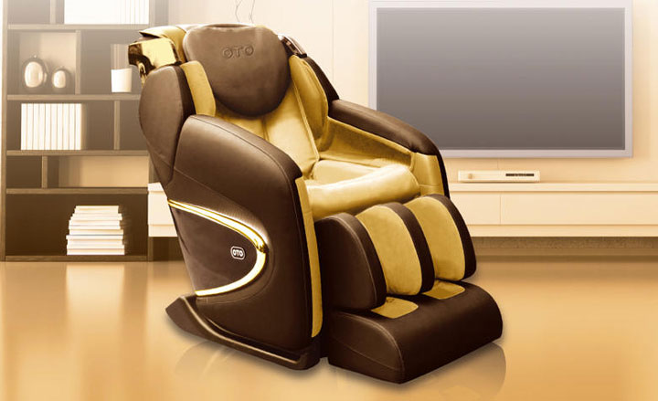 Массажное кресло OTO Chiro II CR-01 Dark Brown with Beige купить в Интернет-магазине Relaxa