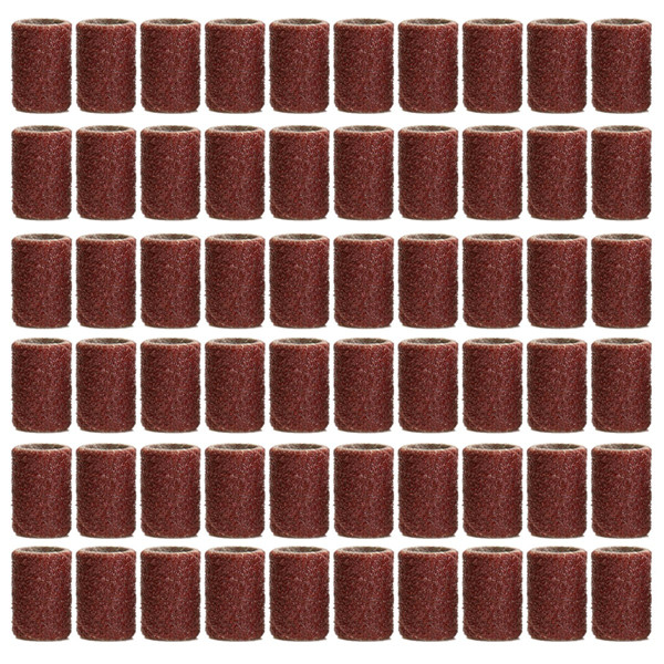 338pcs 3/8 1/4 1/2 шлифовальные ленты барабаны гильз 60 120 320 зернистости шлифовального барабана