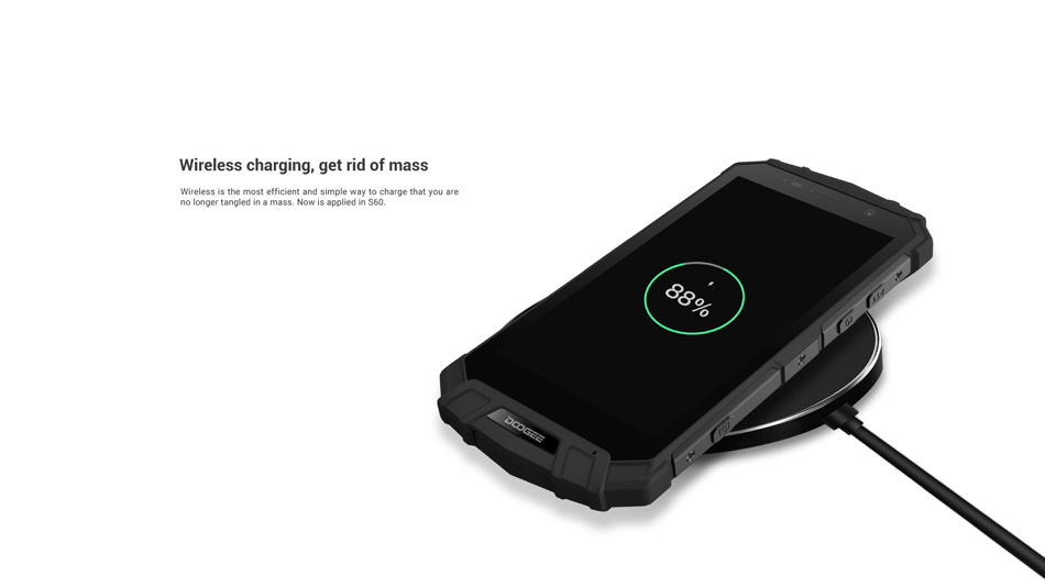 DOOGEE S60 5.2 дюймов Sharp IP68 6GB RAM 64GB ПЗУ MTK Helio P25 Octa Core 2.5GHz 5580MAh 4G Смартфон