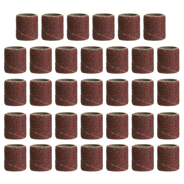 338pcs 3/8 1/4 1/2 шлифовальные ленты барабаны гильз 60 120 320 зернистости шлифовального барабана