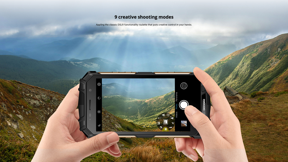 DOOGEE S60 5.2 дюймов Sharp IP68 6GB RAM 64GB ПЗУ MTK Helio P25 Octa Core 2.5GHz 5580MAh 4G Смартфон