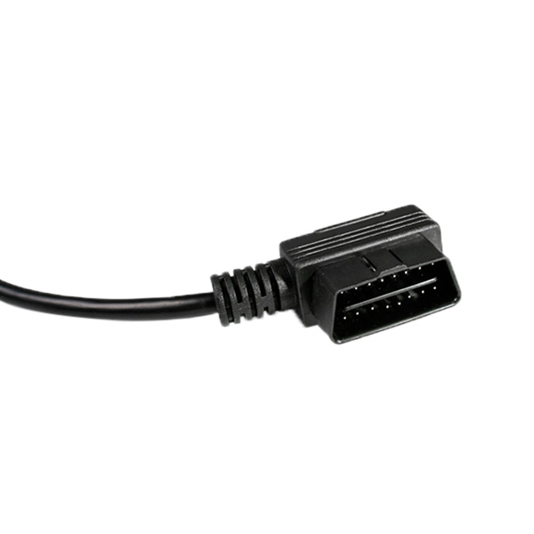 л-тип расширения 16pin OBD2 один кабель с двумя 90 градусов кабеля локоть адаптер
