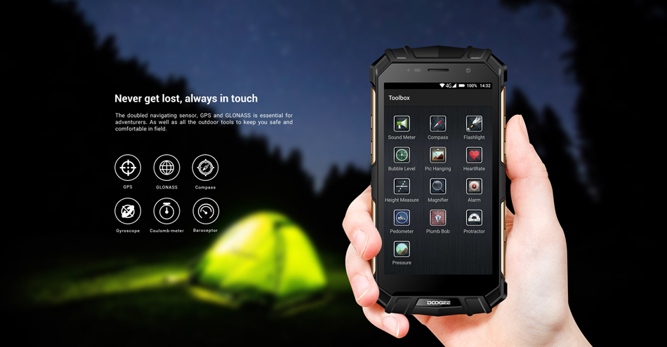 DOOGEE S60 5.2 дюймов Sharp IP68 6GB RAM 64GB ПЗУ MTK Helio P25 Octa Core 2.5GHz 5580MAh 4G Смартфон