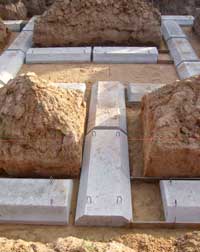 фундаментные плиты ФЛ