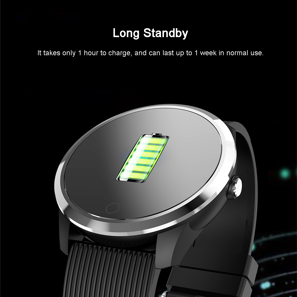 XANES® M01 1,3-дюймовый цветной экран Водонепроницаемы Smart Watch Find Phone Фитнес Спортивный браслет - фото 6