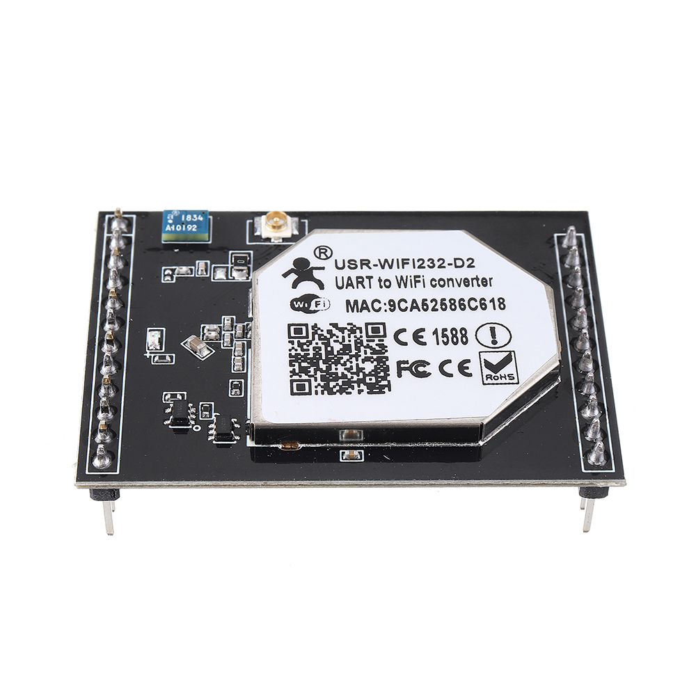 Модуль Serial to WiFi Встроенный двухпортовый беспроводной последовательный порт Ethernet 232 D2 - фото 2