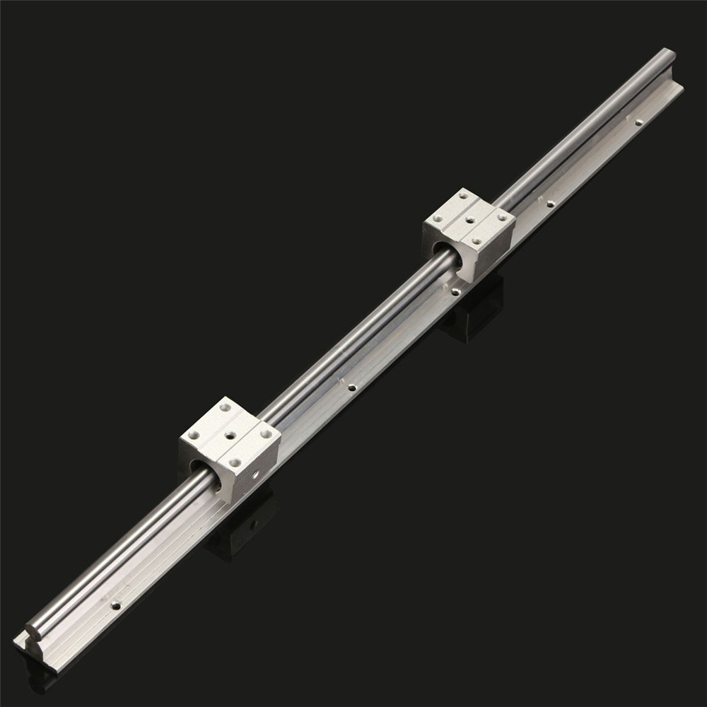 SBR12 600mm Linear Rail Shaft Rod with 2 SBR12UU Block