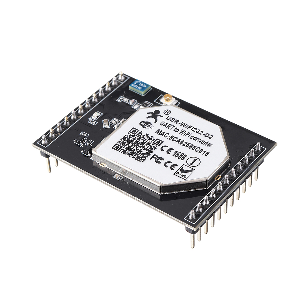Модуль Serial to WiFi Встроенный двухпортовый беспроводной последовательный порт Ethernet 232 D2 - фото 3