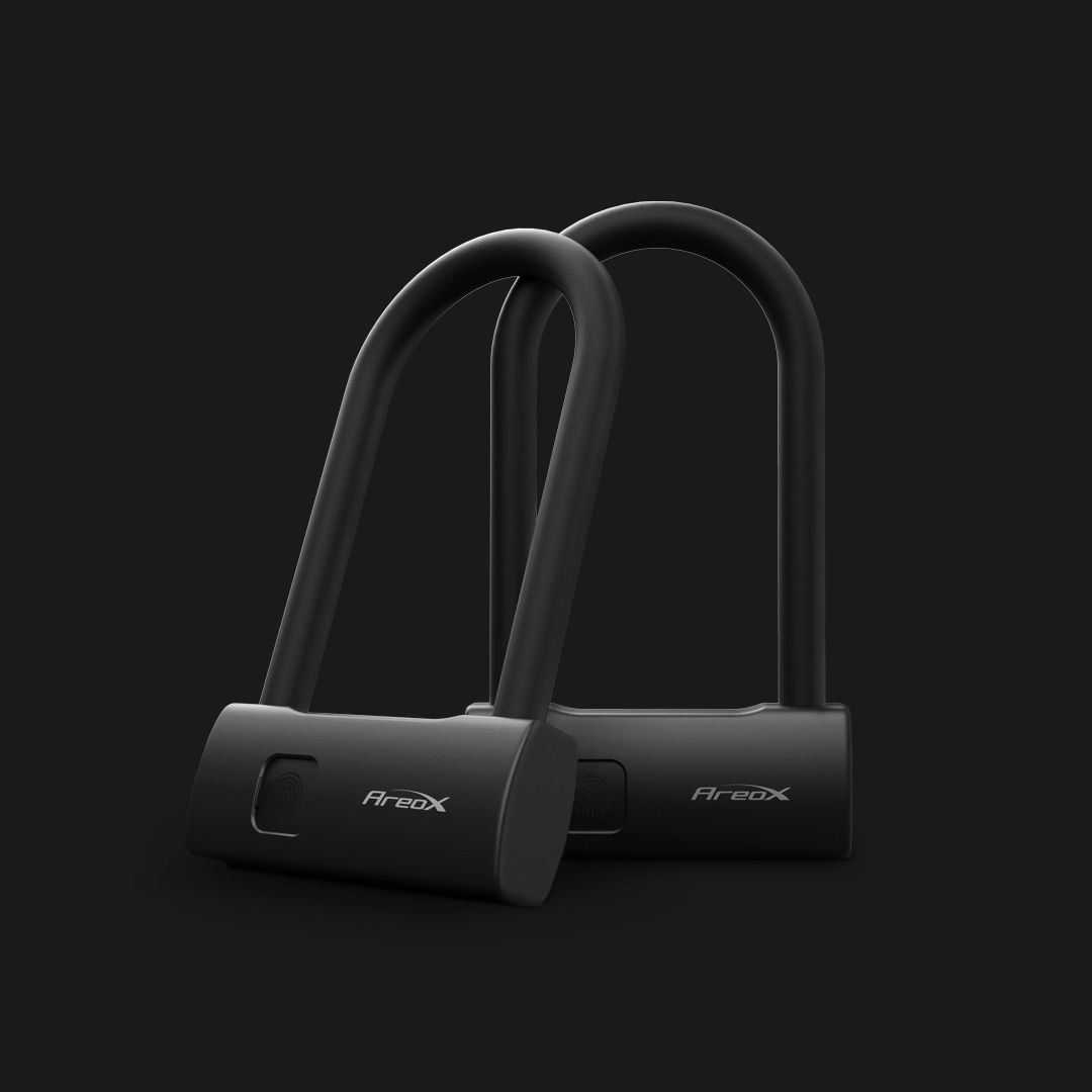 Xiaomi AreoX U8 Смарт отпечатков пальцев U-замок противоугонный велосипед мотоцикл Замок USB отпечатков пальцев Замок - фото 4