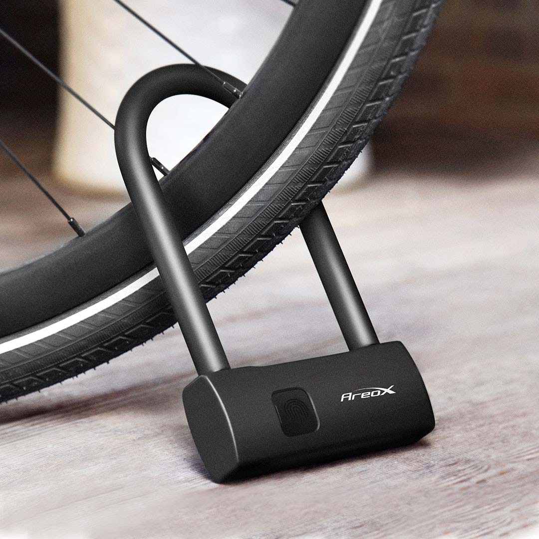 Xiaomi AreoX U8 Смарт отпечатков пальцев U-замок противоугонный велосипед мотоцикл Замок USB отпечатков пальцев Замок - фото 5