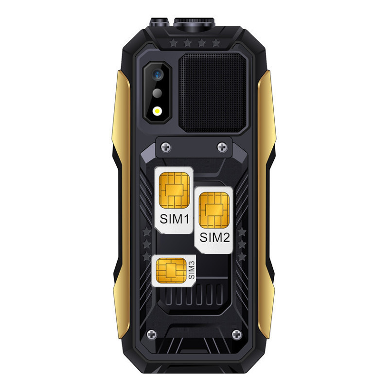SERVO X7 2.4 '' 4000mAh Антенна Аналоговое изменение голоса телевизора Лазер Фонарик OTG 3 SIM-карты с функцией - фото 7