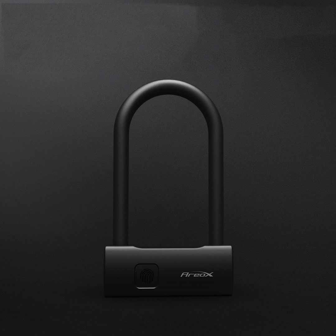 Xiaomi AreoX U8 Смарт отпечатков пальцев U-замок противоугонный велосипед мотоцикл Замок USB отпечатков пальцев Замок - фото 3