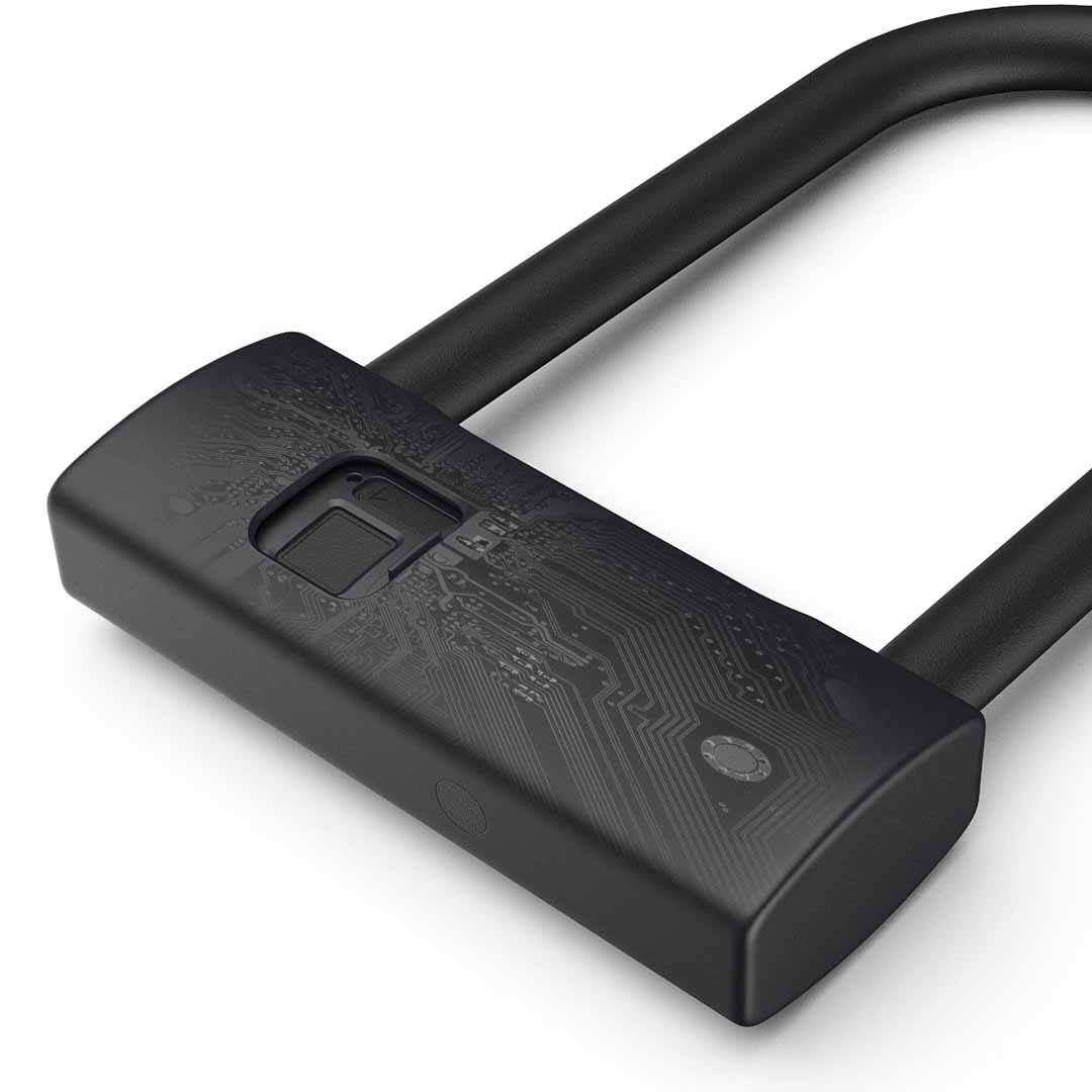 Xiaomi AreoX U8 Смарт отпечатков пальцев U-замок противоугонный велосипед мотоцикл Замок USB отпечатков пальцев Замок - фото 1