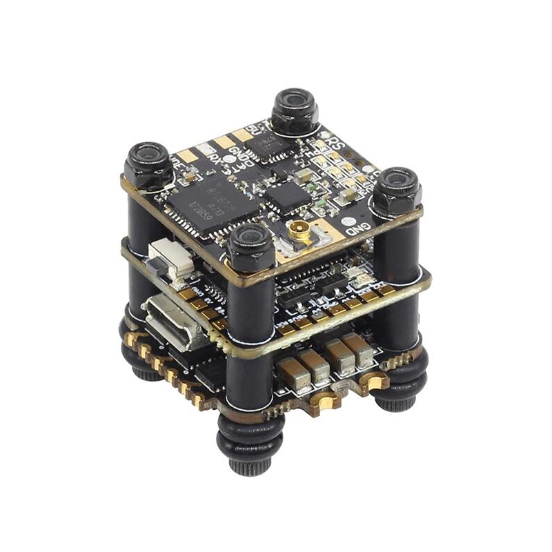 Контроллер полета HGLRC FD413-VTX 16x16 F411 и 13A 2-4S Blheli_S 4 In 1 Бесколлекторный ESC 25 ~ 400 мВт стек VTX для ра - фото 1