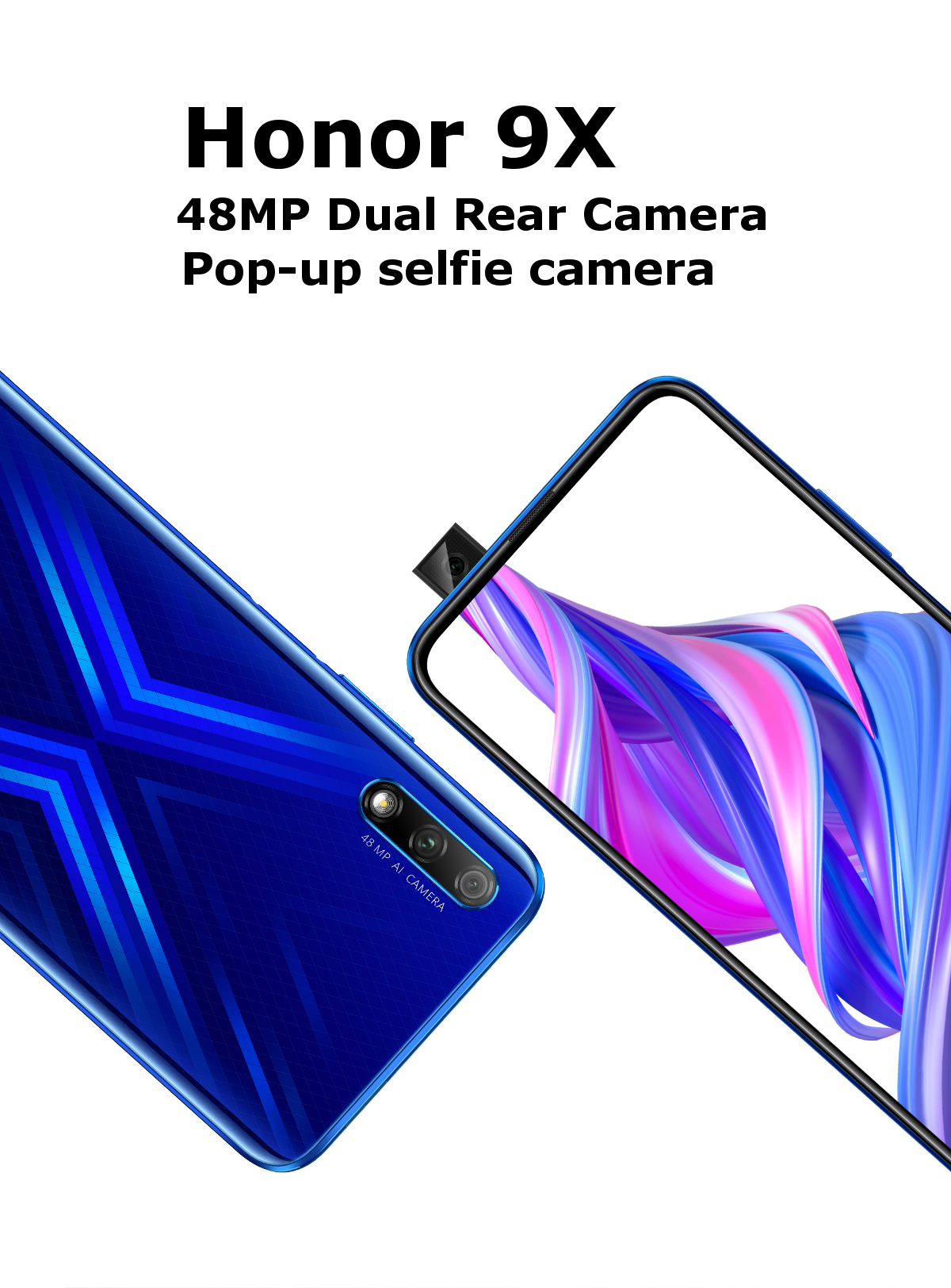 HUAWEI Honor 9X,48MP Dual Rear Camera,6GB RAM 128GB ROM,Kirin 810 Octa Core